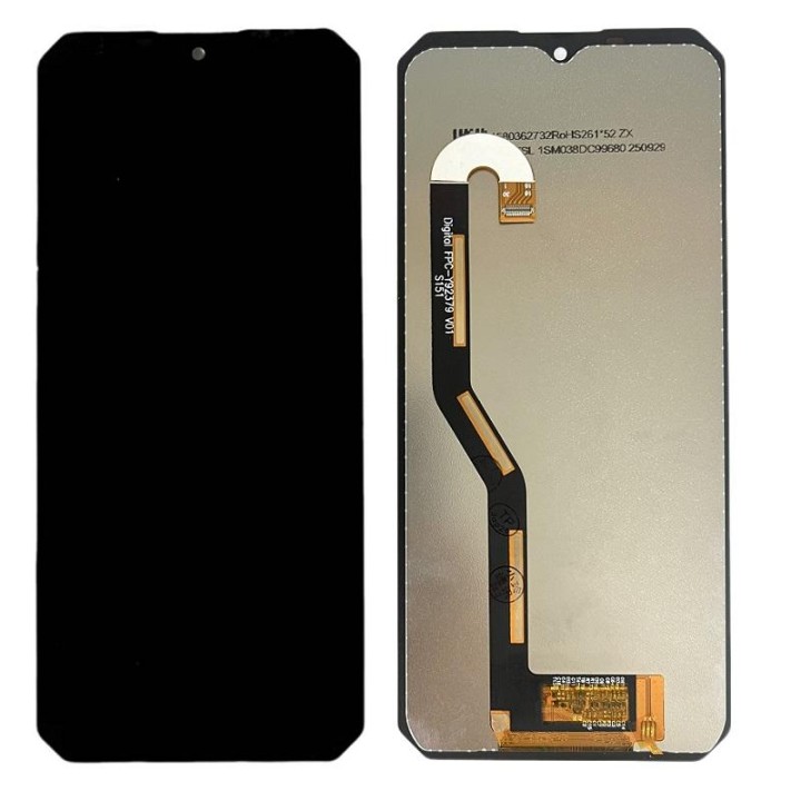 DISPLAY LCD + TOUCHSCREEN DISPLAY COMPLETO SENZA FRAME PER OUKITEL WP53 / OUKITEL WP53 PRO / OUKITEL WP53S NERO