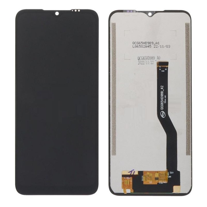DISPLAY LCD + TOUCHSCREEN DISPLAY COMPLETO SENZA FRAME PER DOOGEE N50 / DOOGEE N50 PRO / DOOGEE X98 / DOOGEE X98 PRO NERO