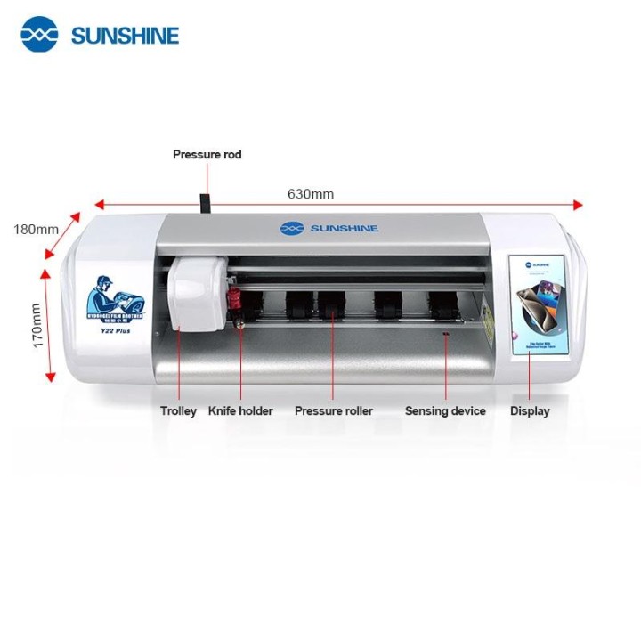 SUNSHINE Y22 PLUS CUTTING MASTER PER TELEFONO MOBILE ANTERIORE / WATCH / AIRPODS / CAMERA (NESSUNA PASSWORD DEL PRODOTTO RICHIES