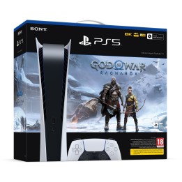 Sony PlayStation 5 Digital C Chassis + God of War Ragnarök 825 GB Nero, Bianco