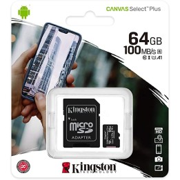 Kingston Technology Canvas Select Plus 64 GB MicroSDXC UHS-I Class 10