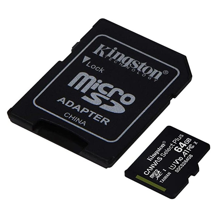 Kingston Technology Canvas Select Plus 64 GB MicroSDXC UHS-I Class 10