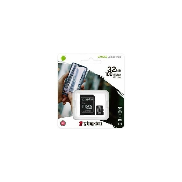 Kingston Technology Canvas Select Plus 32 GB MicroSDHC UHS-I Class 10