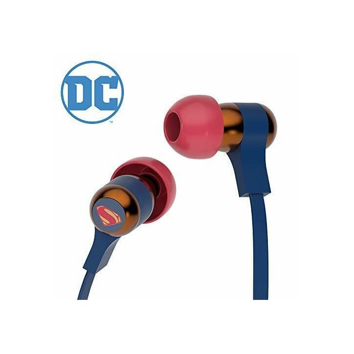 Tribe Superman Earphones Swing Headset Wired In-ear Calls/Music Blue, Red