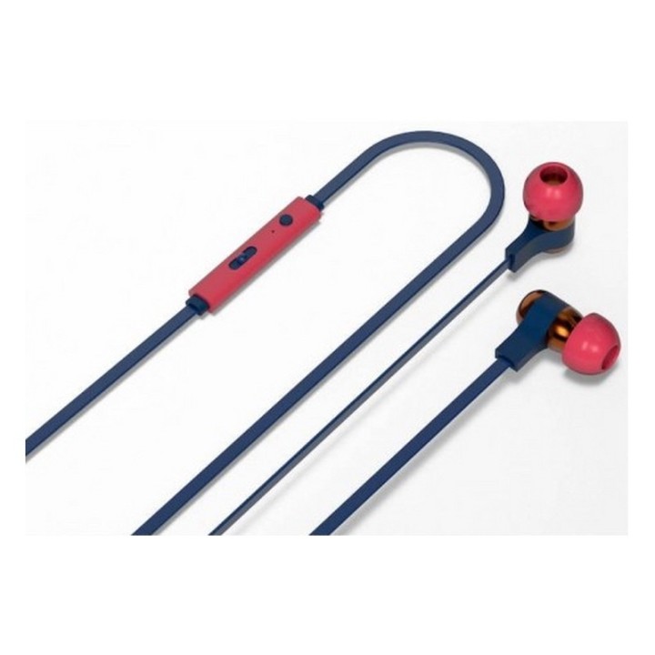 Tribe Superman Earphones Swing Headset Wired In-ear Calls/Music Blue, Red