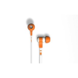 Tribe EPW13004 headphones/headset Wired In-ear Calls/Music Orange, White