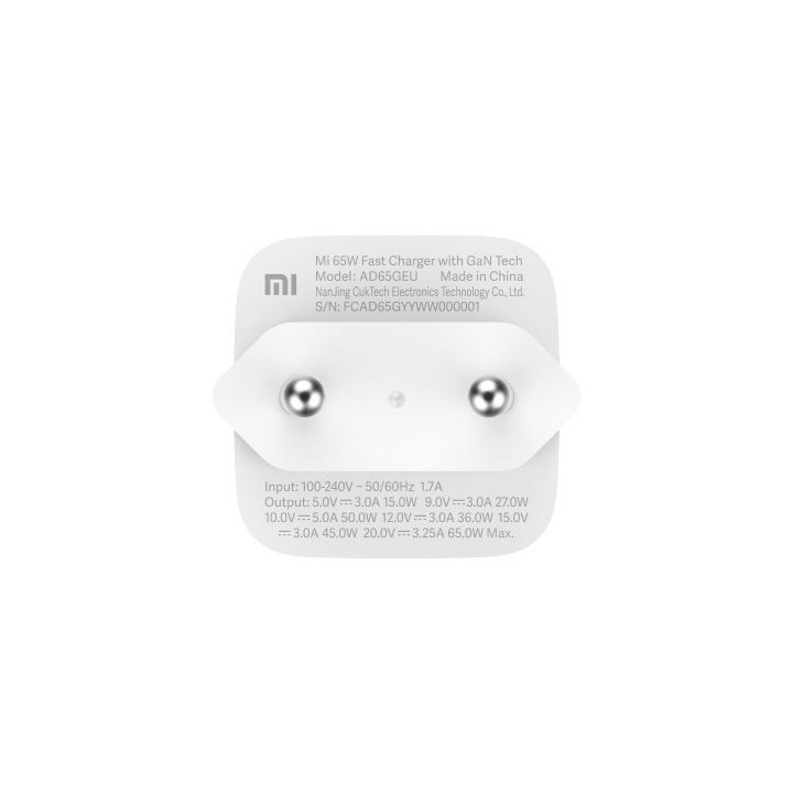 Xiaomi Mi 65W Fast Charger with GaN Tech