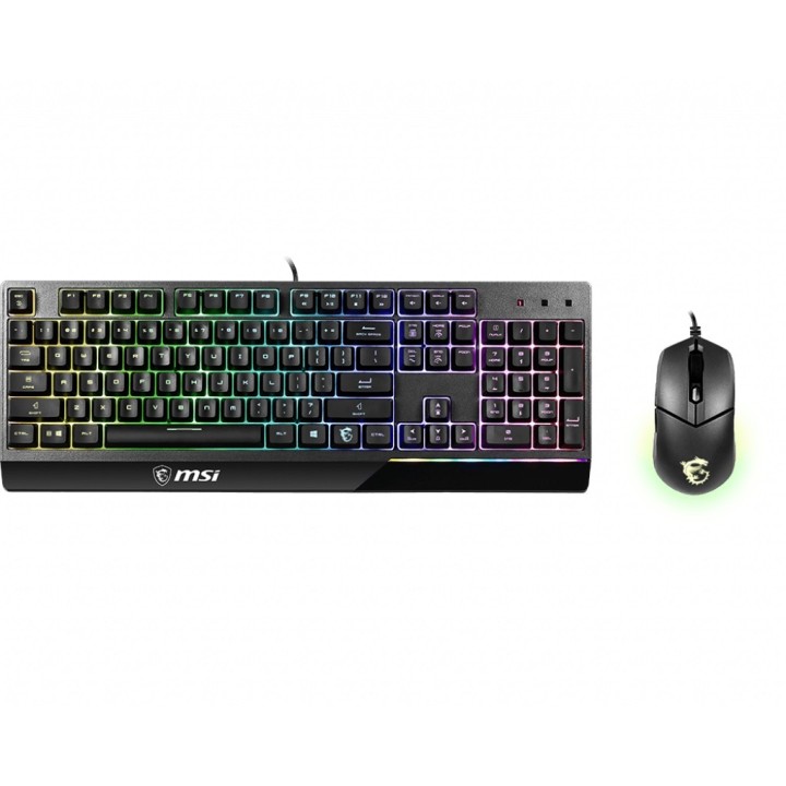 MSI Vigor GK30 Combo tastiera USB QWERTY Inglese britannico Nero