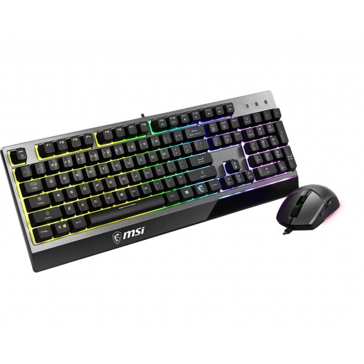MSI Vigor GK30 Combo tastiera USB QWERTY Inglese britannico Nero
