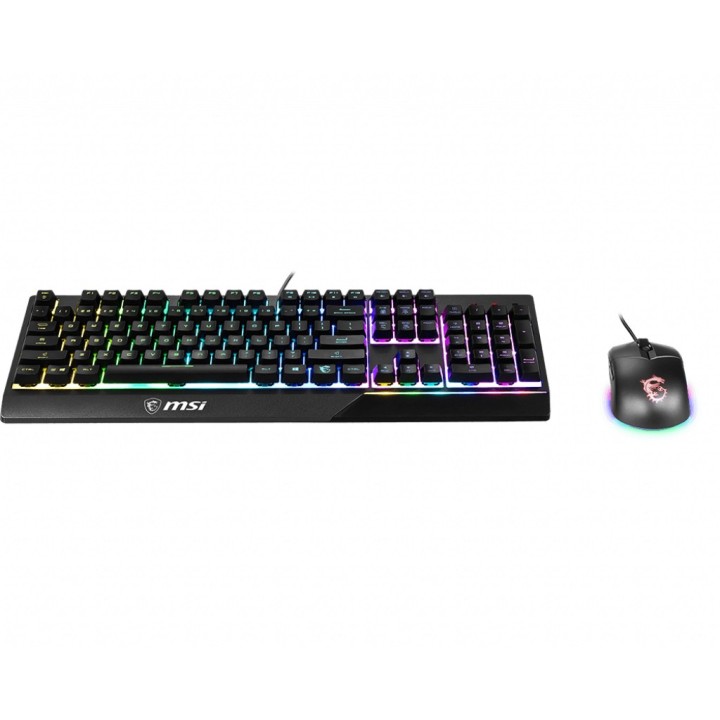 MSI Vigor GK30 Combo tastiera USB QWERTY Inglese britannico Nero