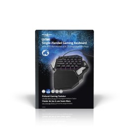 Nedis Single-Handed keyboard USB English Black