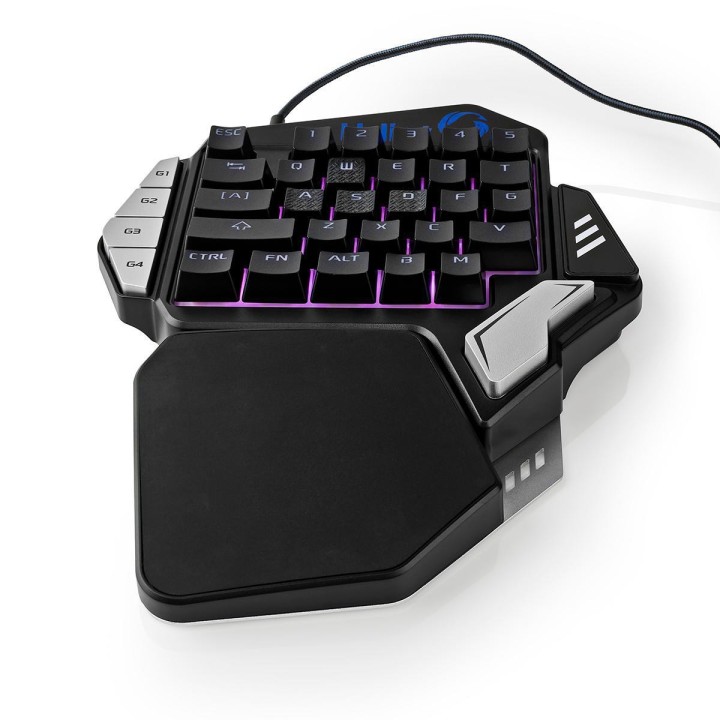 Nedis Single-Handed keyboard USB English Black