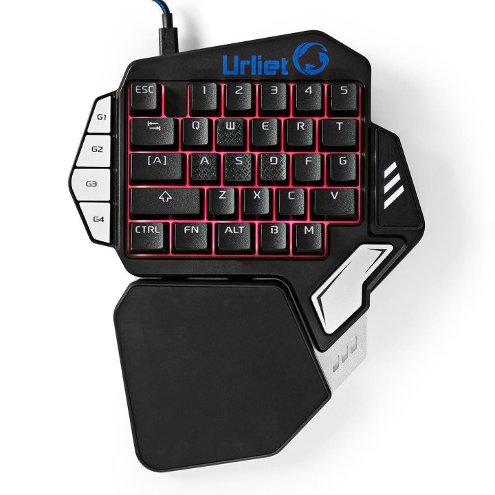Nedis Single-Handed keyboard USB English Black