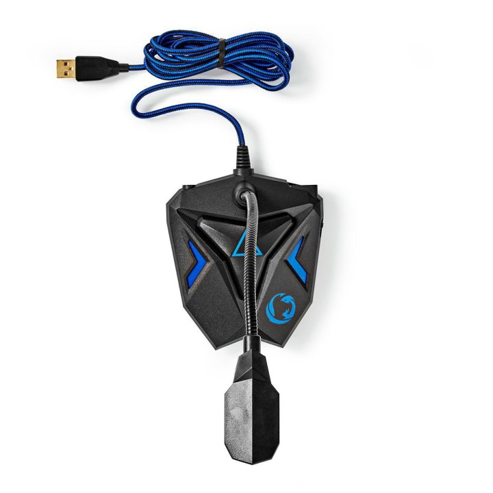Nedis GMICGU100BK microphone Black, Blue PC microphone