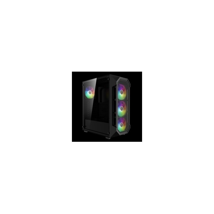 GAMDIAS CASE MID TOWER AURA GC1 ELITE NERO 4120mm ARGB FAN TG MESH