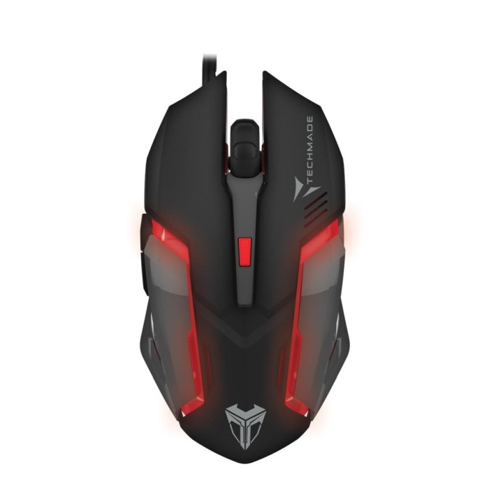 Techmade Kit Gaming 2 Tastiera-Mouse-Cuffie-Pad