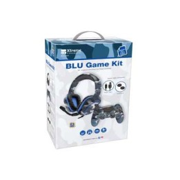 Xtreme 90432 Gaming Controller Blue Bluetooth Gamepad Analogue / Digital PlayStation 4