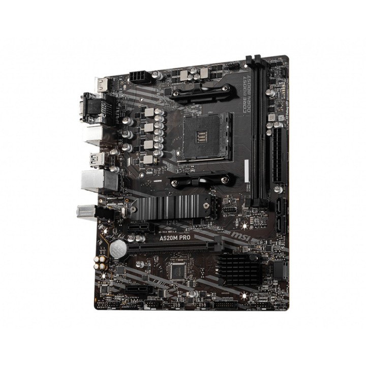 MSI A520M PRO scheda madre AMD A520 Presa AM4 micro ATX
