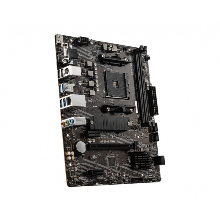 MSI A520M PRO scheda madre AMD A520 Presa AM4 micro ATX
