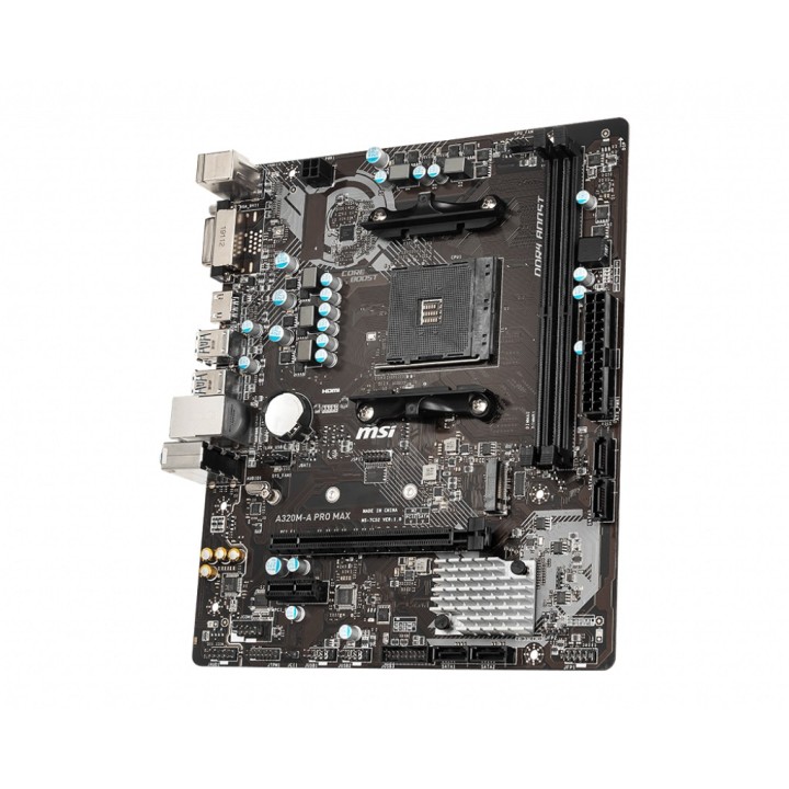 MSI A320M-A PRO MAX scheda madre AMD A320 Presa AM4 micro ATX