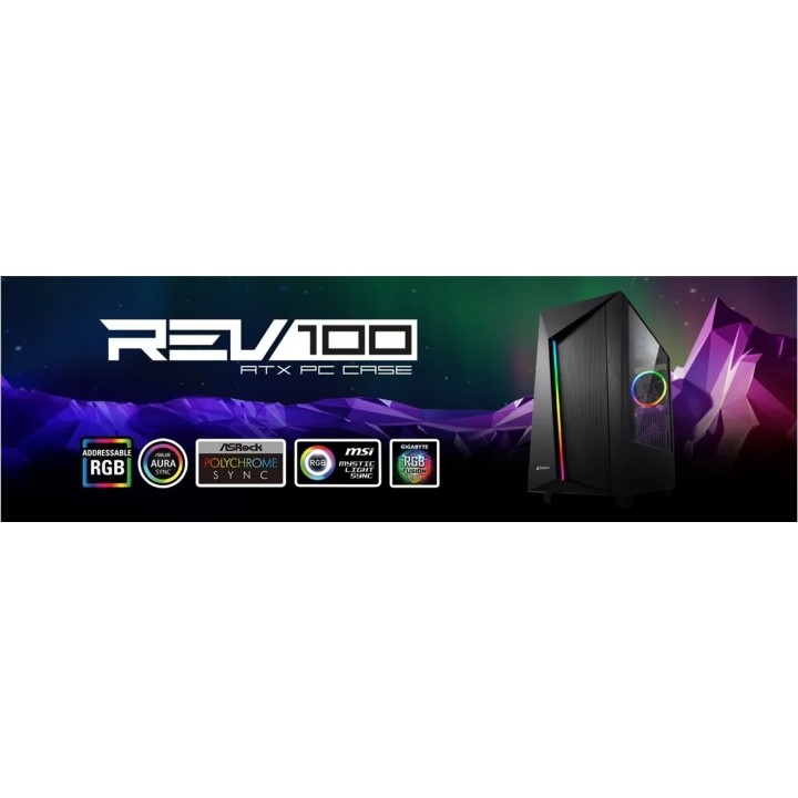 Sharkoon ELITE SHARK REV100 computer case Midi Tower Black