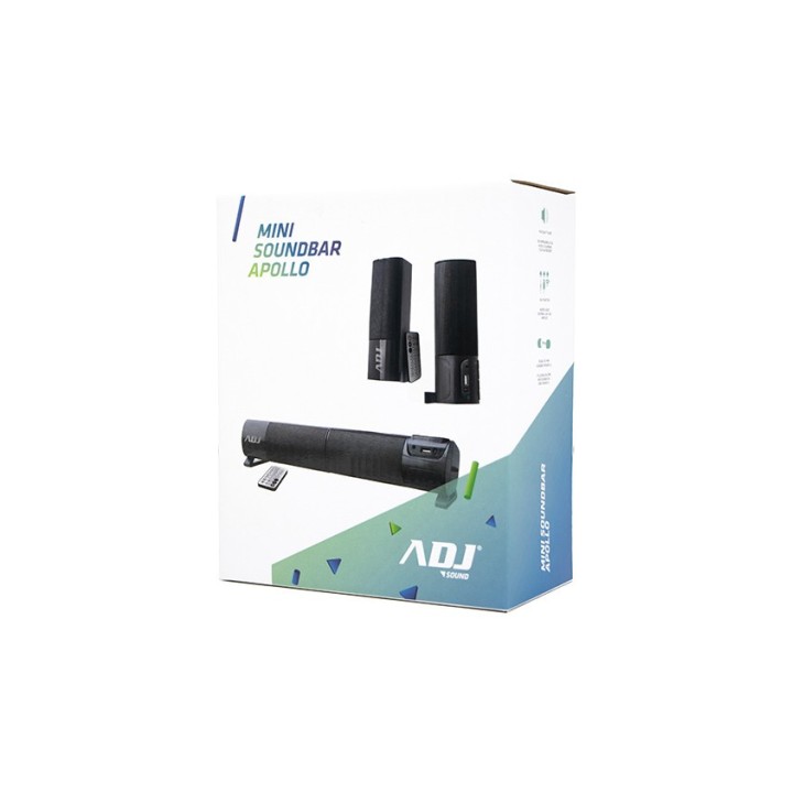 Adj Apollo Mini Black 2.0 channels 6 W