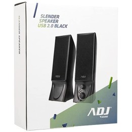 Adj 760-00014 loudspeaker 2-way Black Wired 4 W