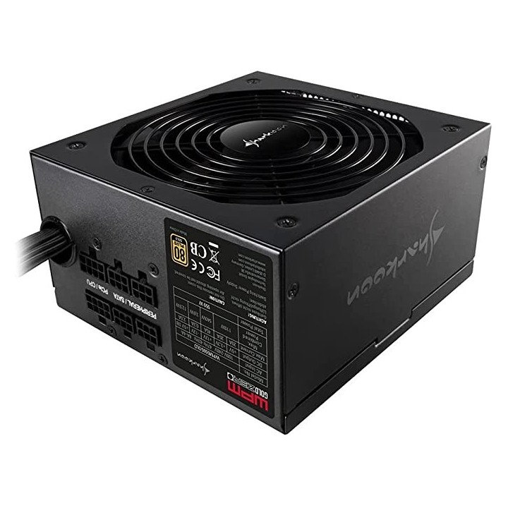 Sharkoon WPM Gold ZERO power supply unit 650 W 24-pin ATX ATX Black