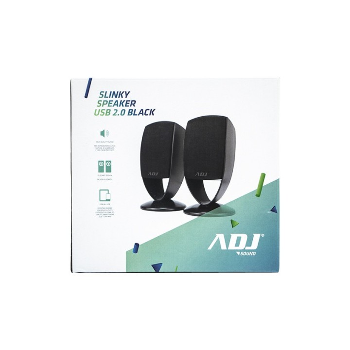 Adj 760-00016 loudspeaker 1-way Black Wired 4 W