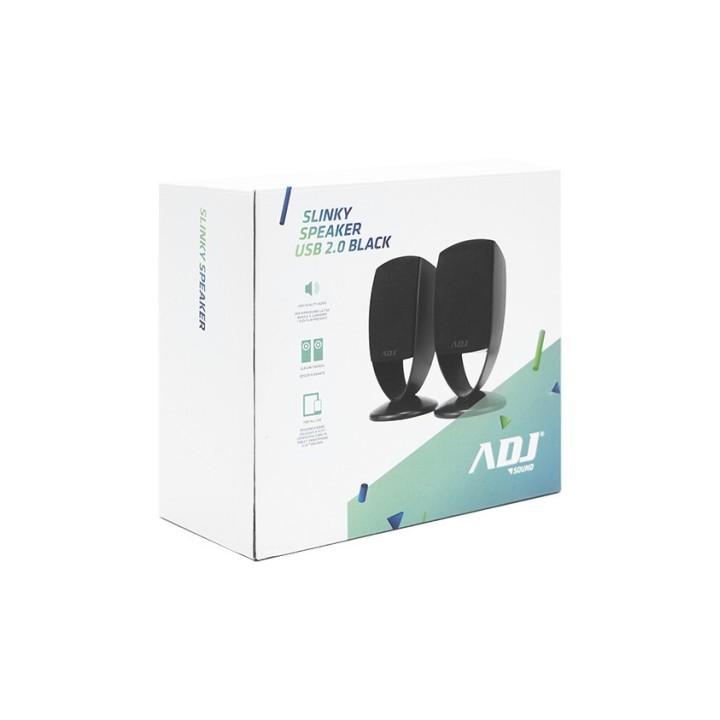 Adj 760-00016 loudspeaker 1-way Black Wired 4 W