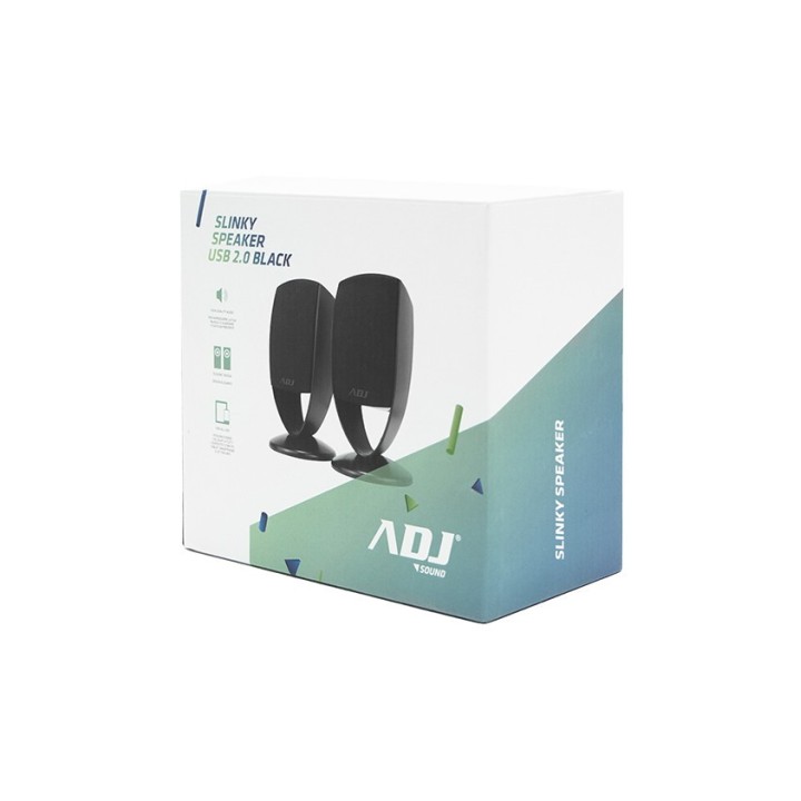 Adj 760-00016 loudspeaker 1-way Black Wired 4 W
