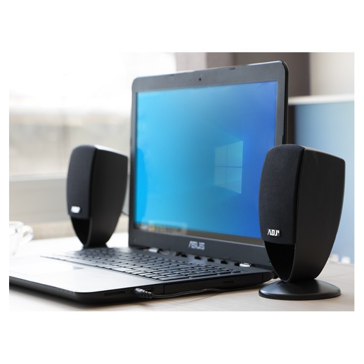 Adj 760-00016 loudspeaker 1-way Black Wired 4 W