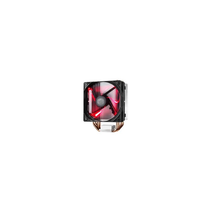 Cooler Master Hyper 212 LED Processor 12 cm Black, Metallic, Red