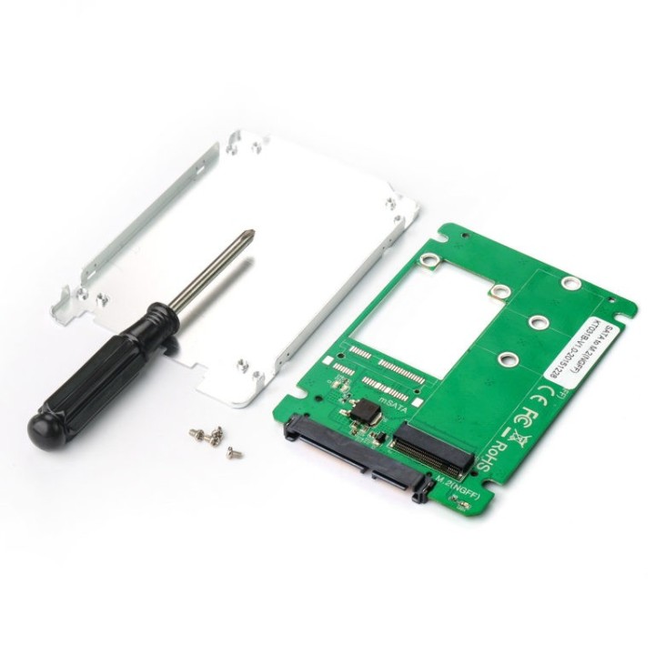 i-tec M2SATA contenitore di unità di archiviazione Box esterno SSD Metallico 2.5"