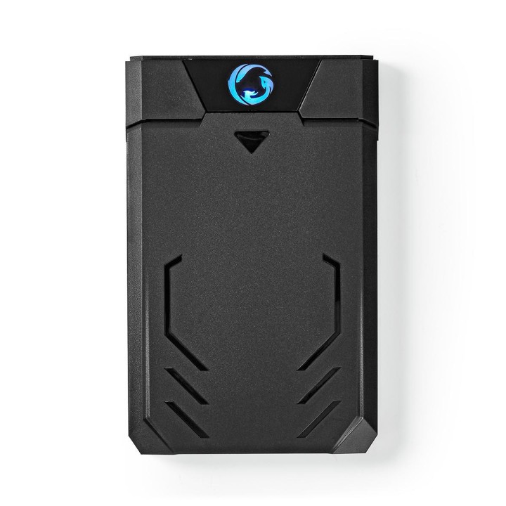 Nedis GHDDE25300BK storage drive enclosure HDD/SSD enclosure Black 2.5"