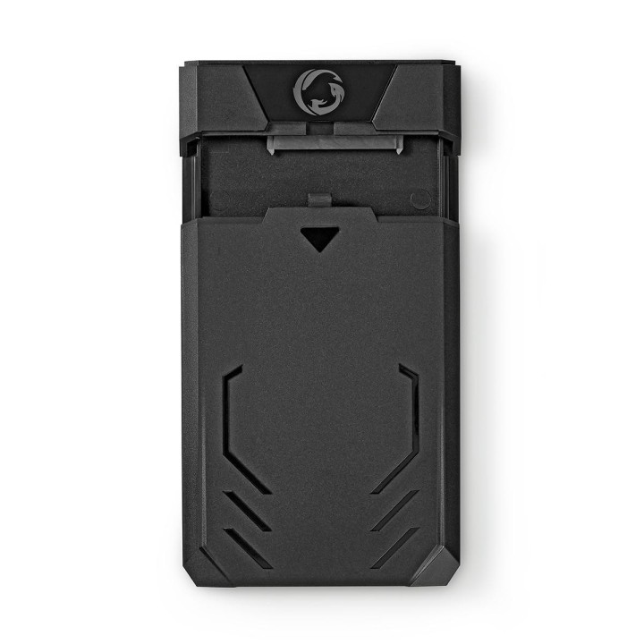 Nedis GHDDE25300BK storage drive enclosure HDD/SSD enclosure Black 2.5"