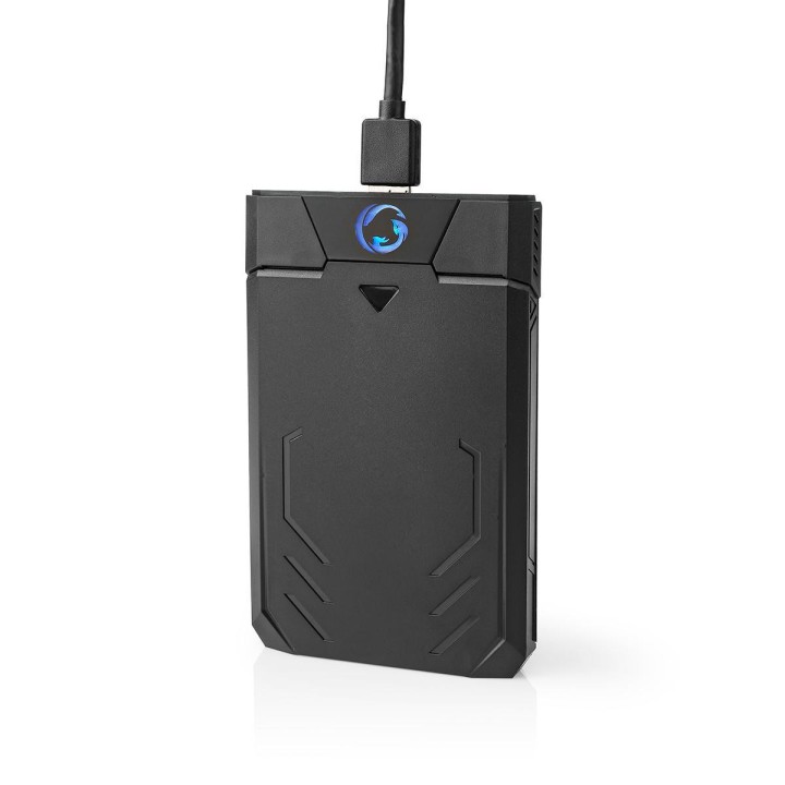 Nedis GHDDE25300BK storage drive enclosure HDD/SSD enclosure Black 2.5"