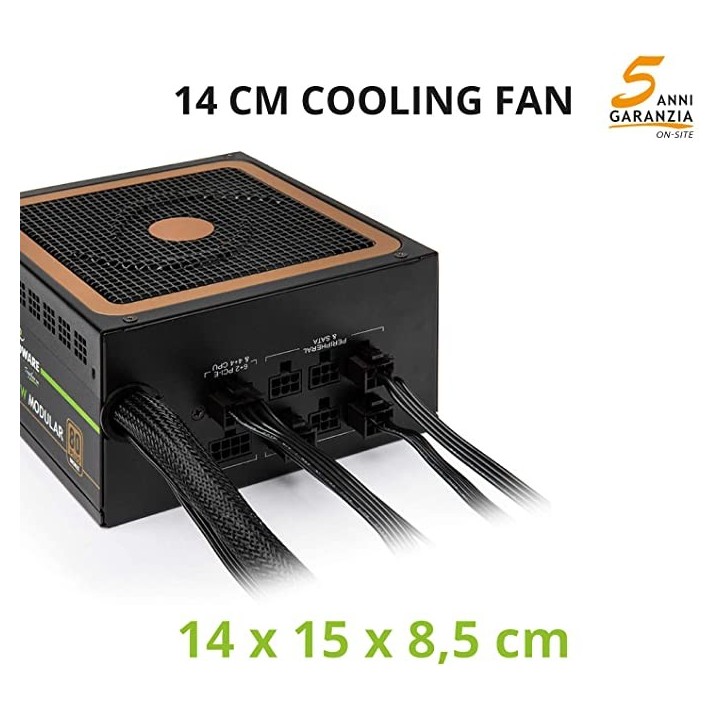 TECNOWARE POWER GAME PSU 650W MODULAR BRONZE