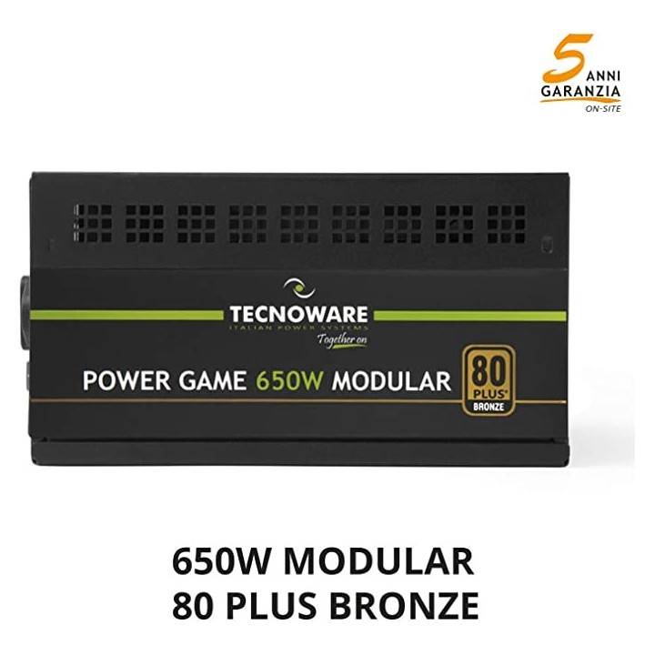TECNOWARE POWER GAME PSU 650W MODULAR BRONZE