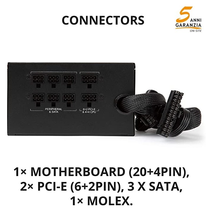 TECNOWARE POWER GAME PSU 650W MODULAR BRONZE