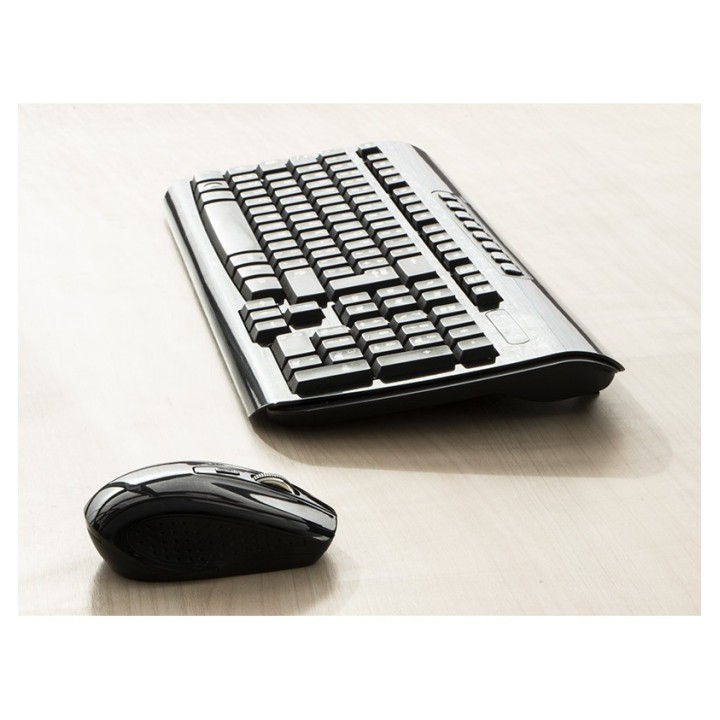 Adj KW118 keyboard RF Wireless QWERTY Italian Black