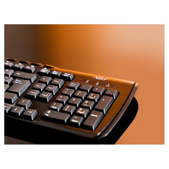 Adj KW118 keyboard RF Wireless QWERTY Italian Black