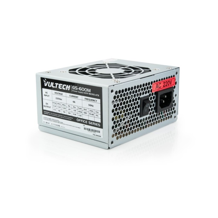 Alimentatore GS-600M Micro-Atx Bulk