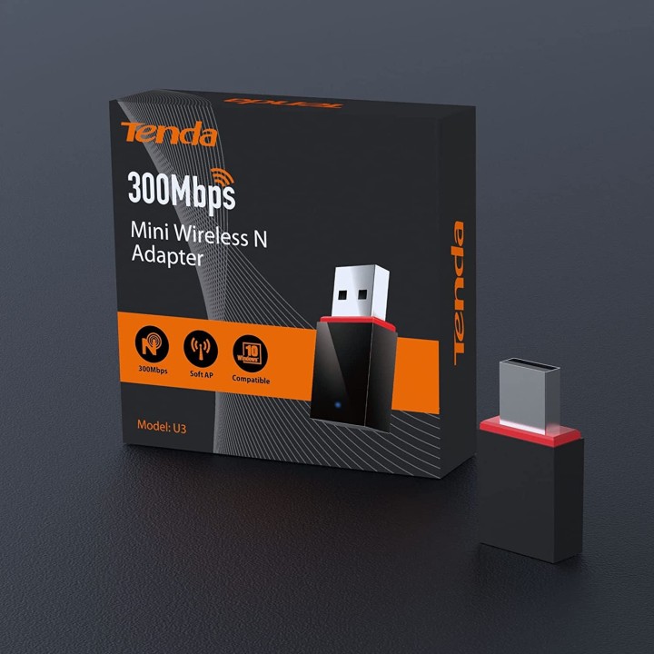 Tenda U3 Adattatore Mini USB Wi-Fi N 300Mbps