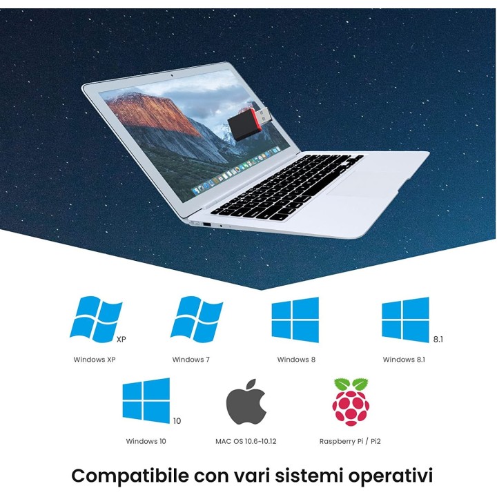 Tenda U3 Adattatore Mini USB Wi-Fi N 300Mbps