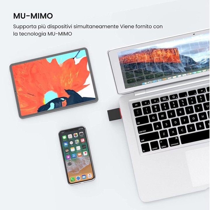 Tenda U3 Adattatore Mini USB Wi-Fi N 300Mbps