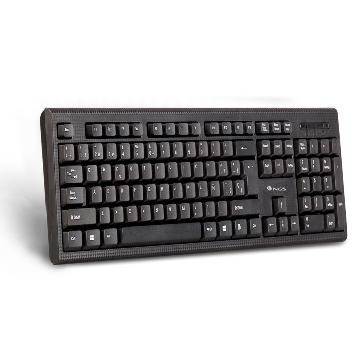 NGS Funky V2 tastiera USB QWERTY Italiano Nero