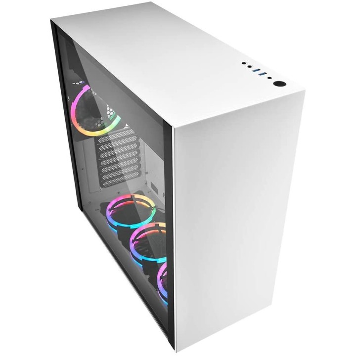 Sharkoon Pure Steel Midi Tower Black, White