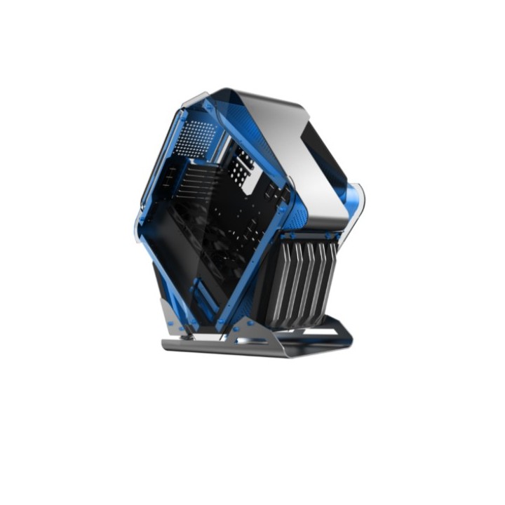 Cortek Galaxy E-ATX 2.0 Black, Blue, Stainless steel