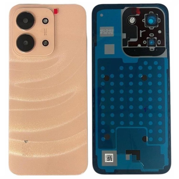 COVER POSTERIORE PER XIAOMI REDMI 15C 4G (25078RA3EA) ARANCIA ORIGINA.